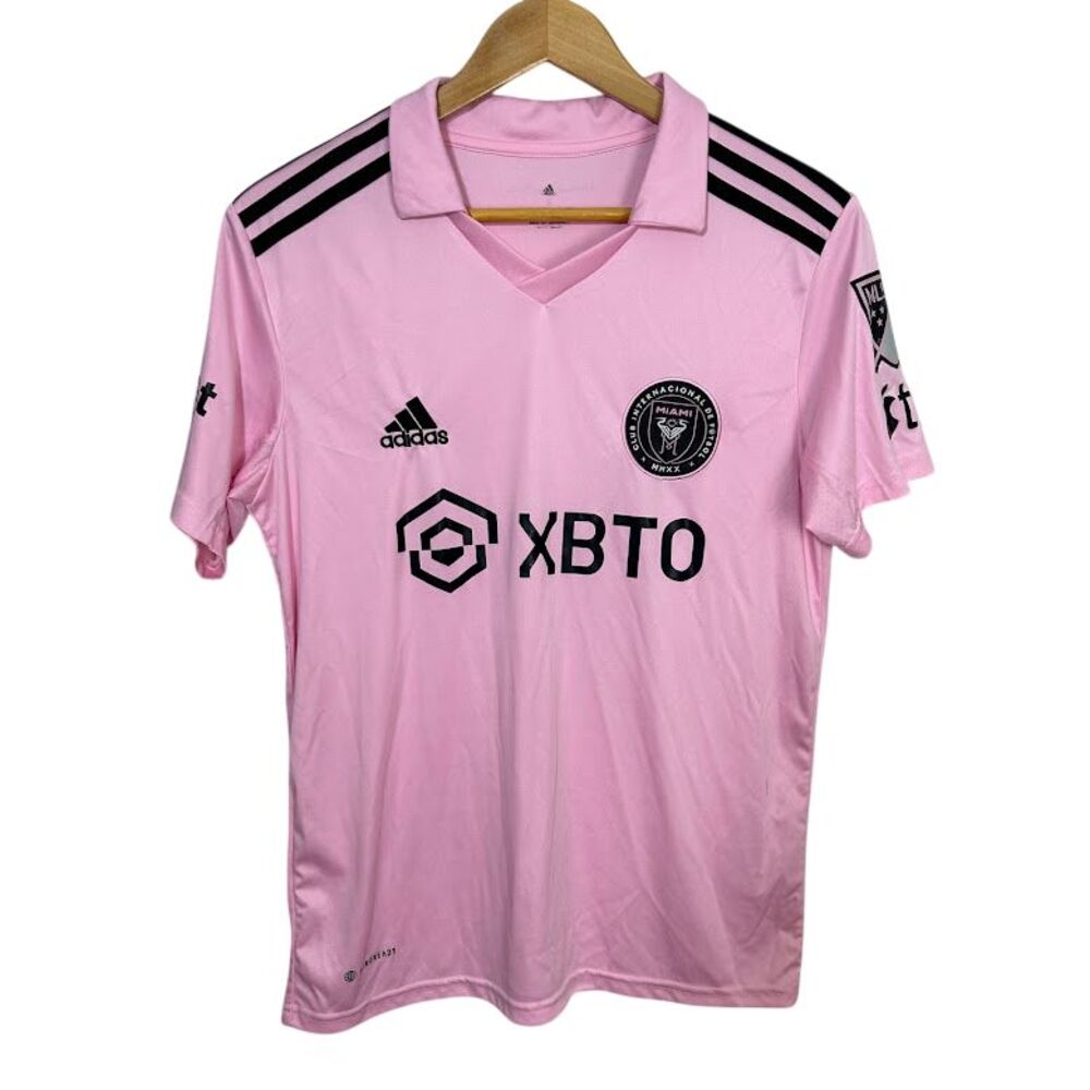 Adidas Inter Miami CF Authentic Home Jersey 2022/23 Pink MLS Mens S Messi